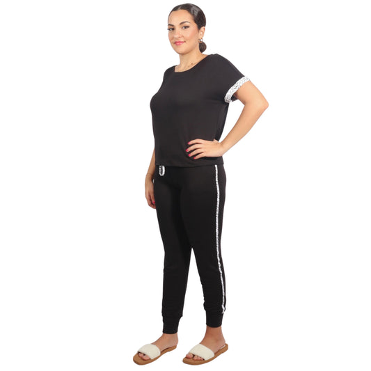 ALFANI Womens Pajama S / Black ALFANI - Pajama Sets 2 Items