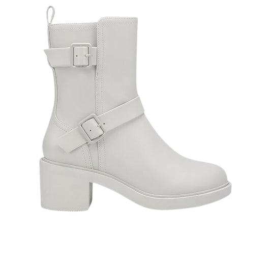 ALFANI Womens Shoes 42 / White ALFANI -  Chantal Buckle Booties