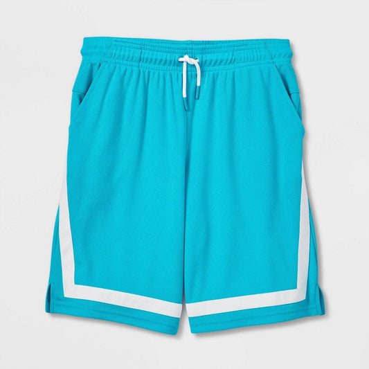 ALL IN MOTION Boys Bottoms XL / Blue ALL IN MOTION - Kids - Side Striped Mesh Shorts