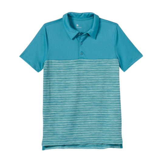 ALL IN MOTION Boys Tops M / Multi-Color ALL IN MOTION - KIDS - Striped Golf Polo Shirt