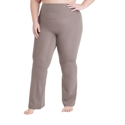 ALL IN MOTION Womens sports XXL / Brown ALL IN MOTION -  Brushed Sculpt Ultra High-Rise Flare Leggings