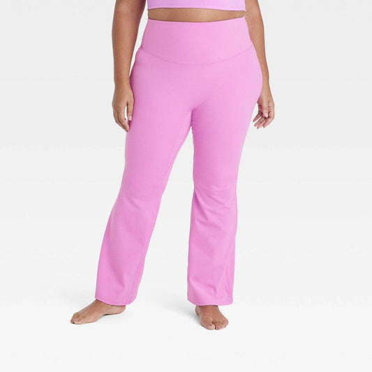ALL IN MOTION Womens sports XL / Pink ALL IN MOTION - Brushed Sculpt Ultra High-Rise Flare Leggings