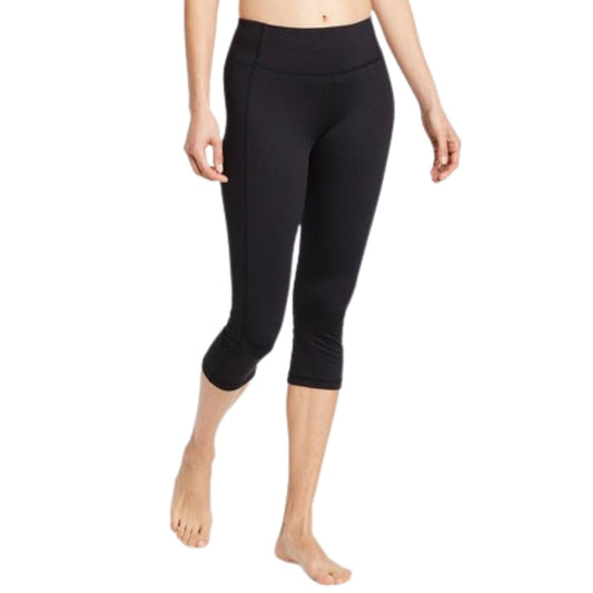 ALL IN MOTION Womens sports XS / Black ALL IN MOTION - Simplicity Mid-Rise Capri Leggings