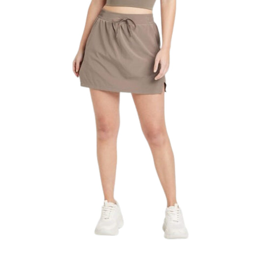 ALL IN MOTION Womens sports M / Brown ALL IN MOTION - Stretch Woven Skirt