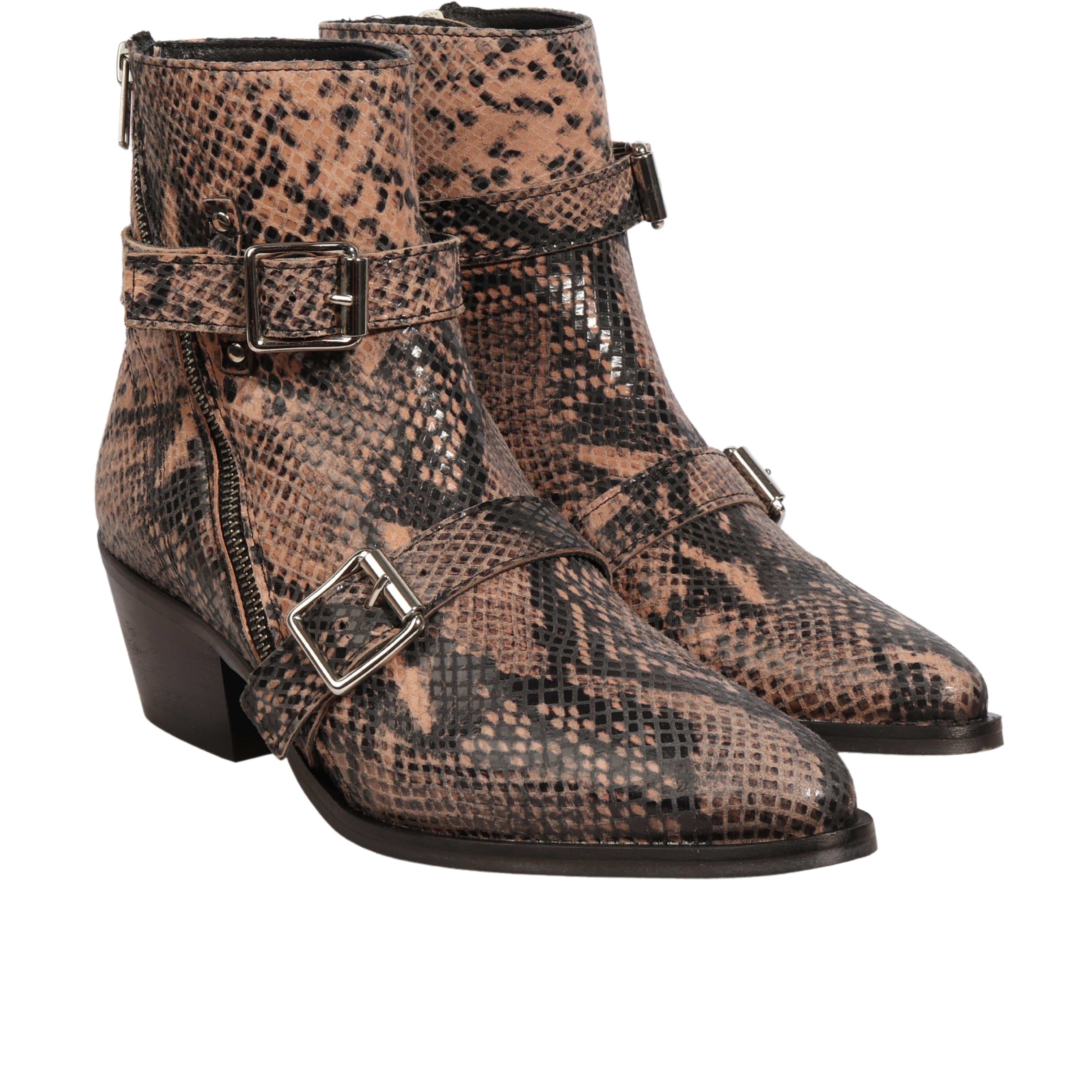 All saints hot sale snakeskin boots