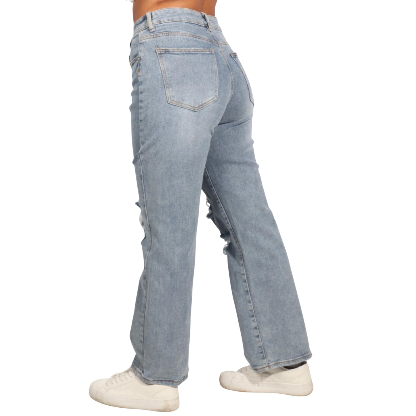 ALMOST FAMOUS Womens Bottoms L / Blue ALMOST FAMOUS - Women's Jeans