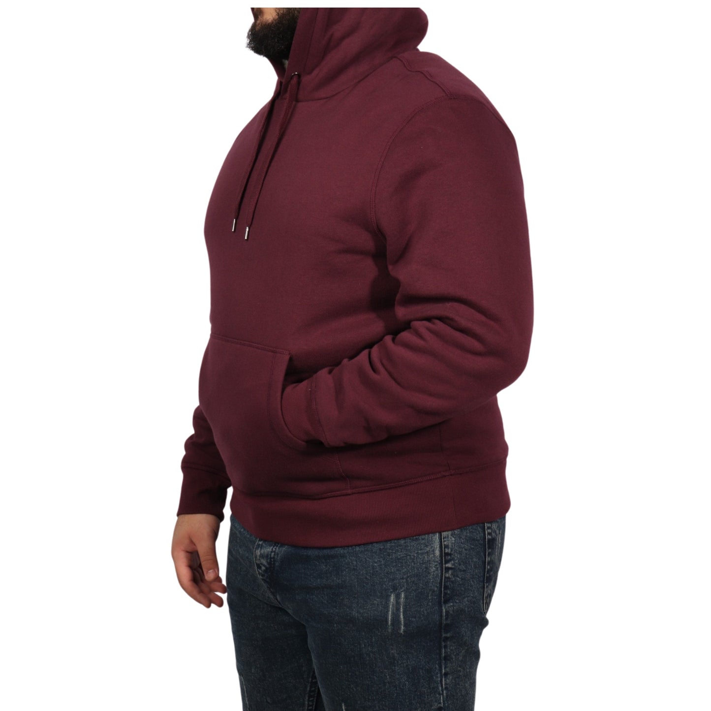 AMAZON ESSENTIALS Mens Tops L / Burgundy AMAZON ESSENTIALS - Hooded Tops