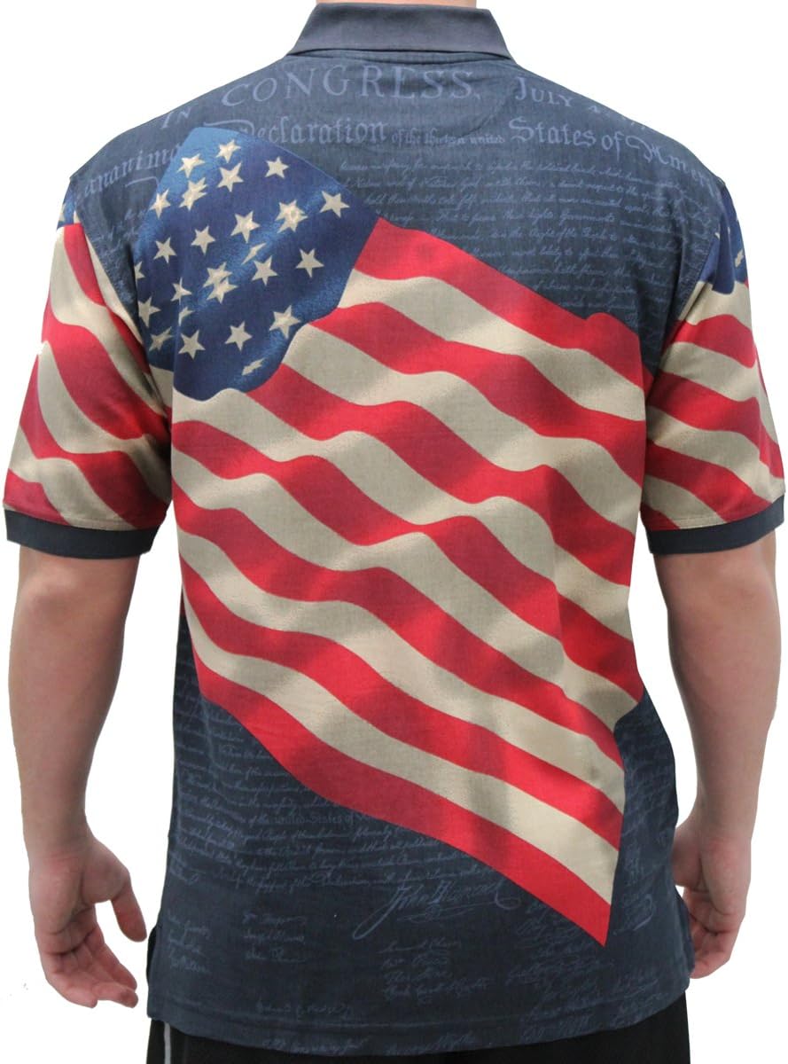 AMERICAN SUMMER Mens Tops XL / Multi-Color AMERICAN SUMMER - Printed All Over T-shirt