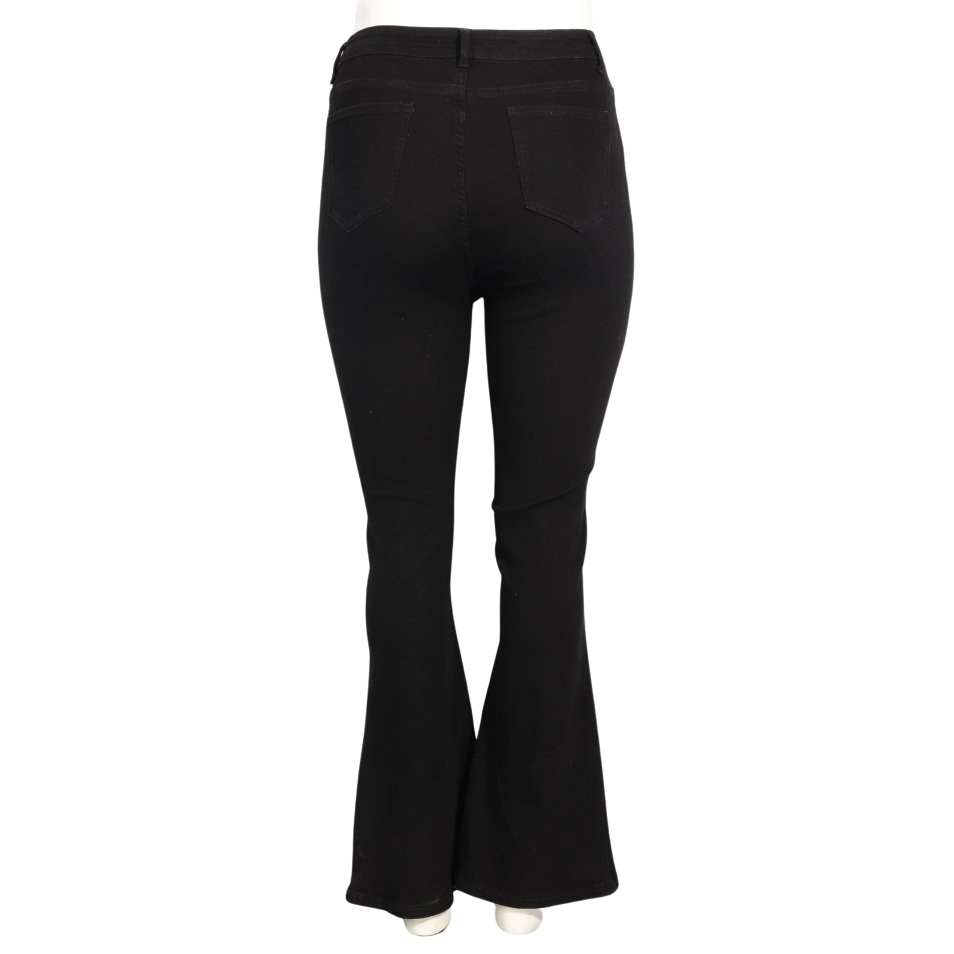 AMRSPENG Womens Bottoms XL / Black AMRSPENG - Casual Pant Button Closure