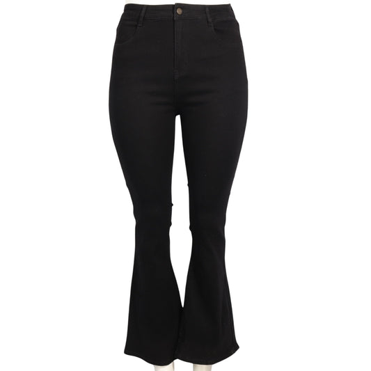 AMRSPENG Womens Bottoms XL / Black AMRSPENG - Casual Pant Button Closure