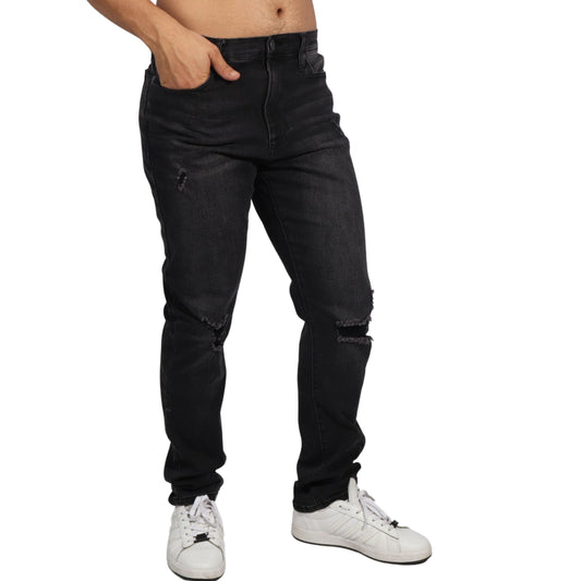 AND NOW THIS Mens Bottoms L / Black AND NOW THIS - Skinny Jeans