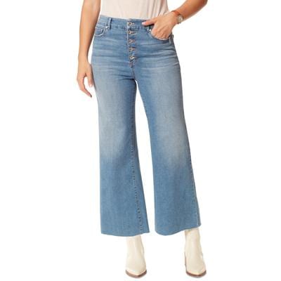 ANNE KLEIN Womens Bottoms M / Blue ANNE KLEIN - Button-Fly Bootcut Jeans