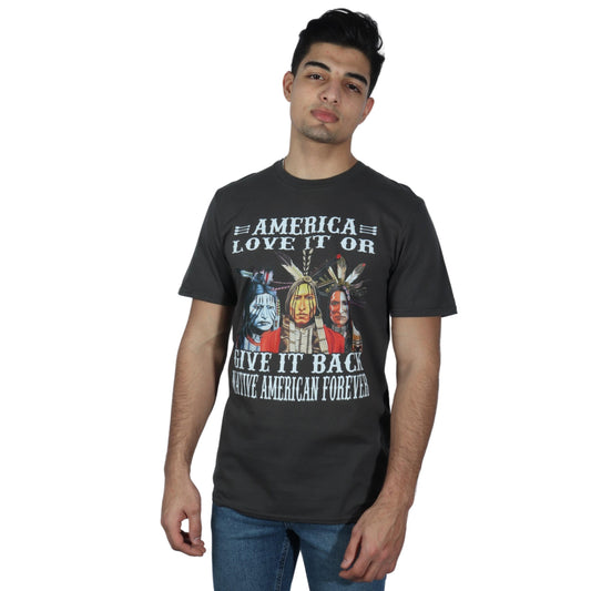 ANVIL Mens Tops M / Grey ANVIL - Graphic T-Shirt