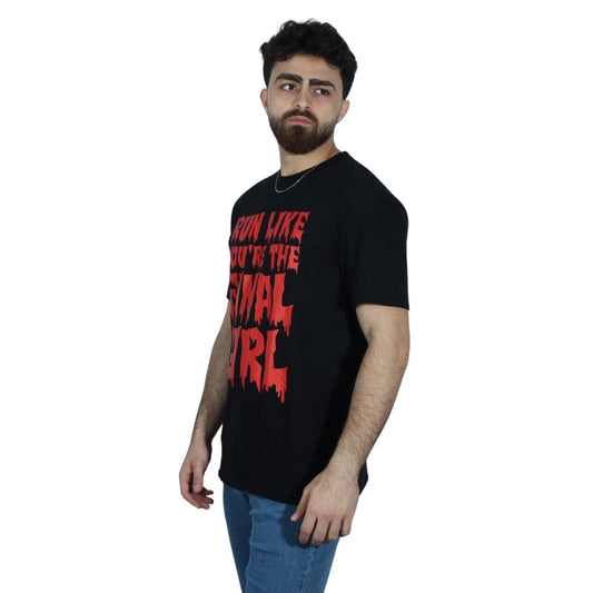 ANVIL Mens Tops L / Black ANVIL - Run Like You're The Final Girl T-Shirt