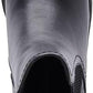 AQUA COLLEGE Womens Shoes 38 / Black AQUA COLLEGE - Raine Lug Sole Faux Leather Chelsea Boots