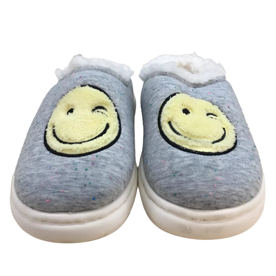 ART CLASS Kids Shoes 33 / Grey ART CLASS - Percy Wink Smiley Face slipper