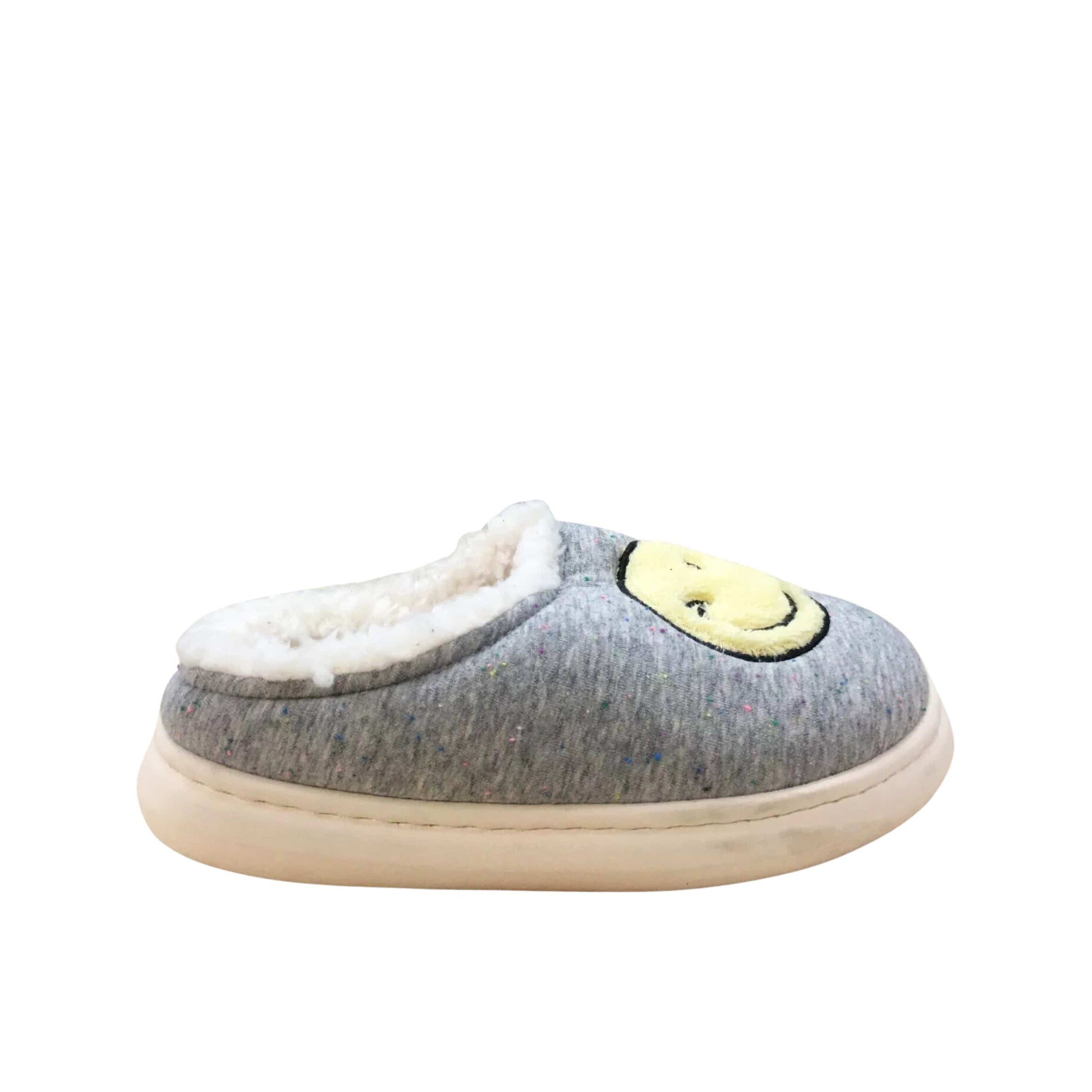 ART CLASS Kids Shoes 33 / Grey ART CLASS - Percy Wink Smiley Face slipper