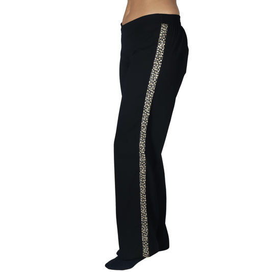 ART LOVE Womens Bottoms M / Black / 28 ART LOVE - Sparkle stripe pants