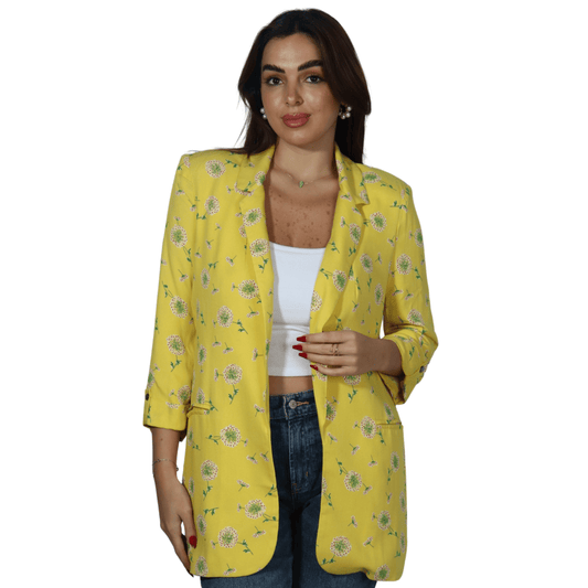 ART LOVE Womens Jackets ART LOVE - Flower print blazer