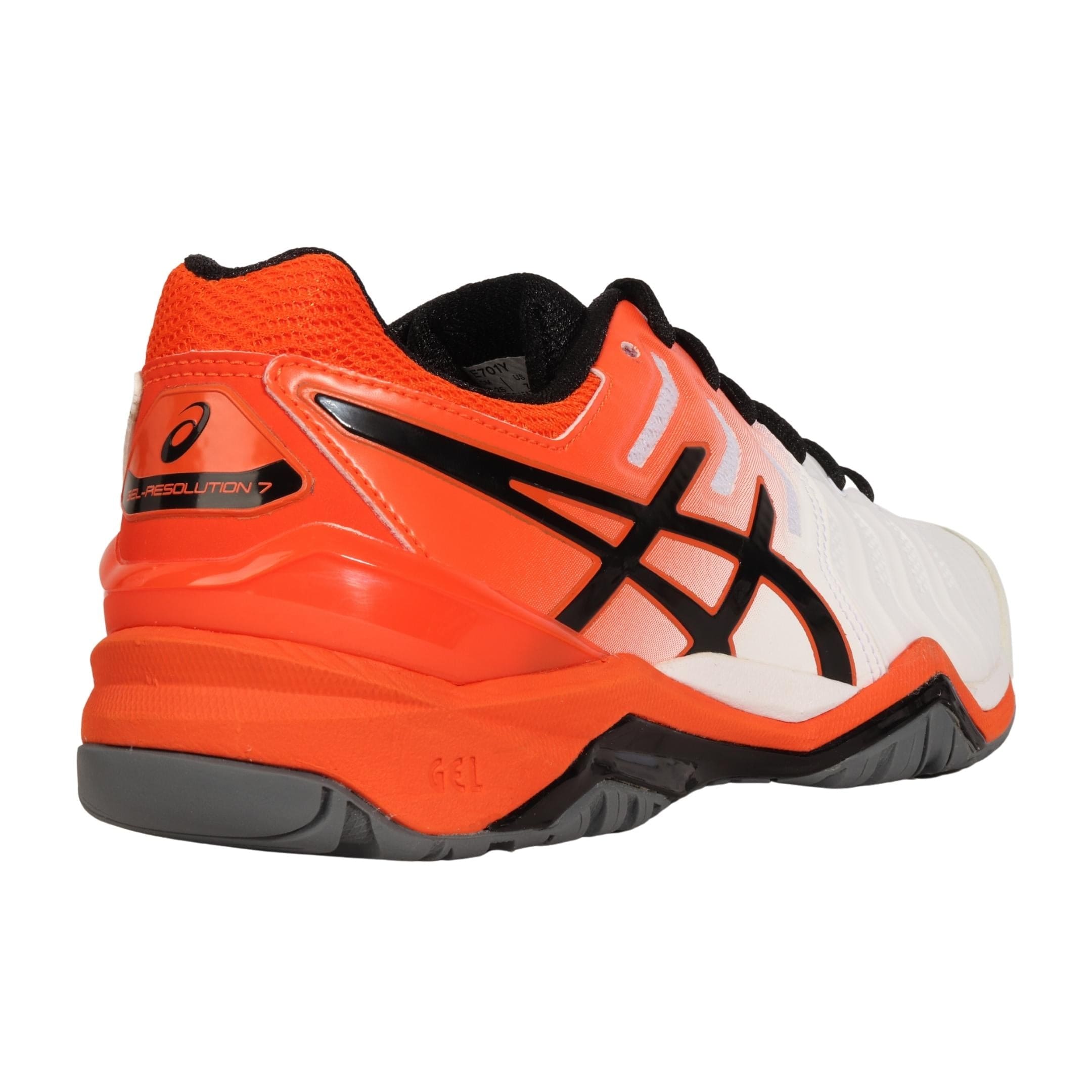 Asics gel resolution outlet 7 white/koi/black men's shoes