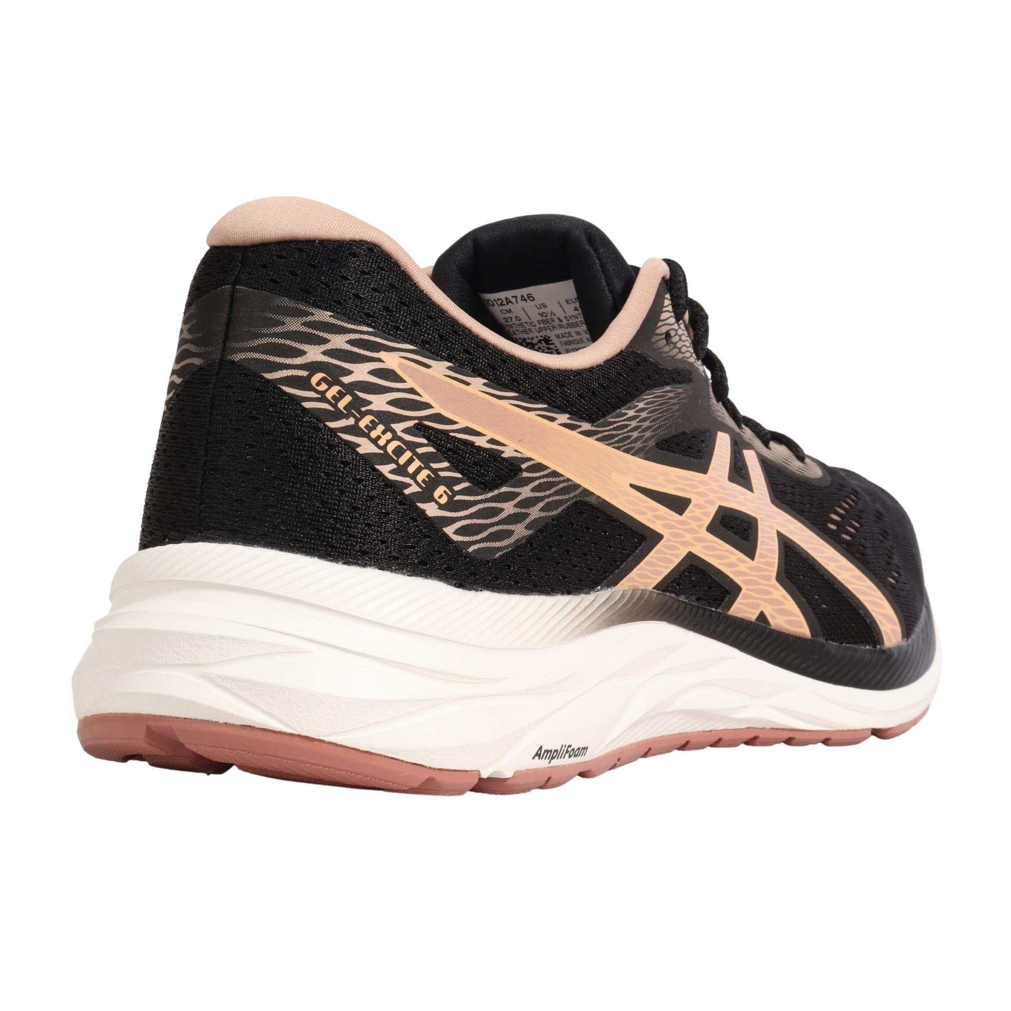 Asics gel excite 6 black outlet rose