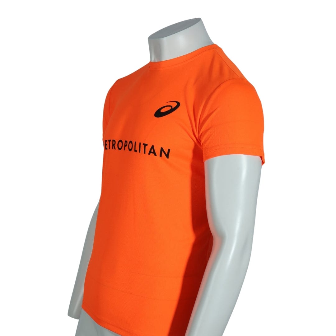 ASICS Mens Tops L / Orange ASICS - Metropolitan Running Club T-Shirt