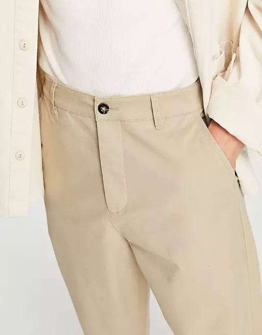 ASOS Mens Bottoms S / Beige ASOS -  Pack Oversized Tapered Chinos