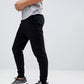 ASOS Mens Bottoms S / Black ASOS -  Skinny Sweatpants In Black