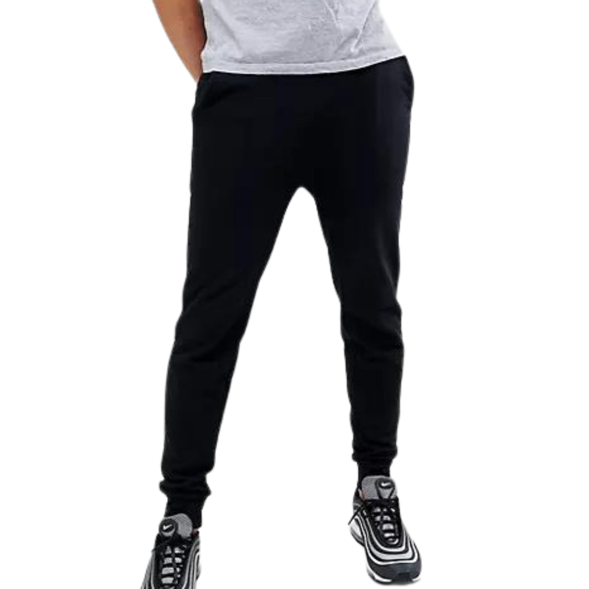 ASOS Mens Bottoms S / Black ASOS -  Skinny Sweatpants In Black