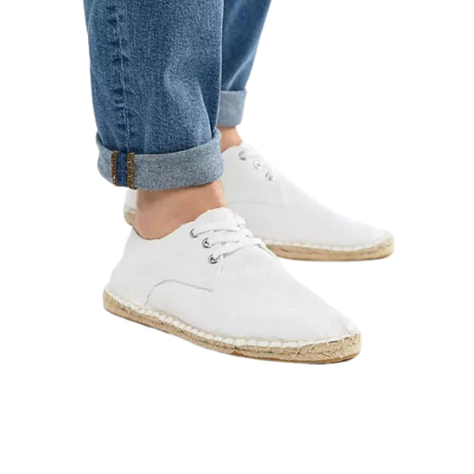 ASOS Mens Shoes 39 / White ASOS - Lace Up Sneakers