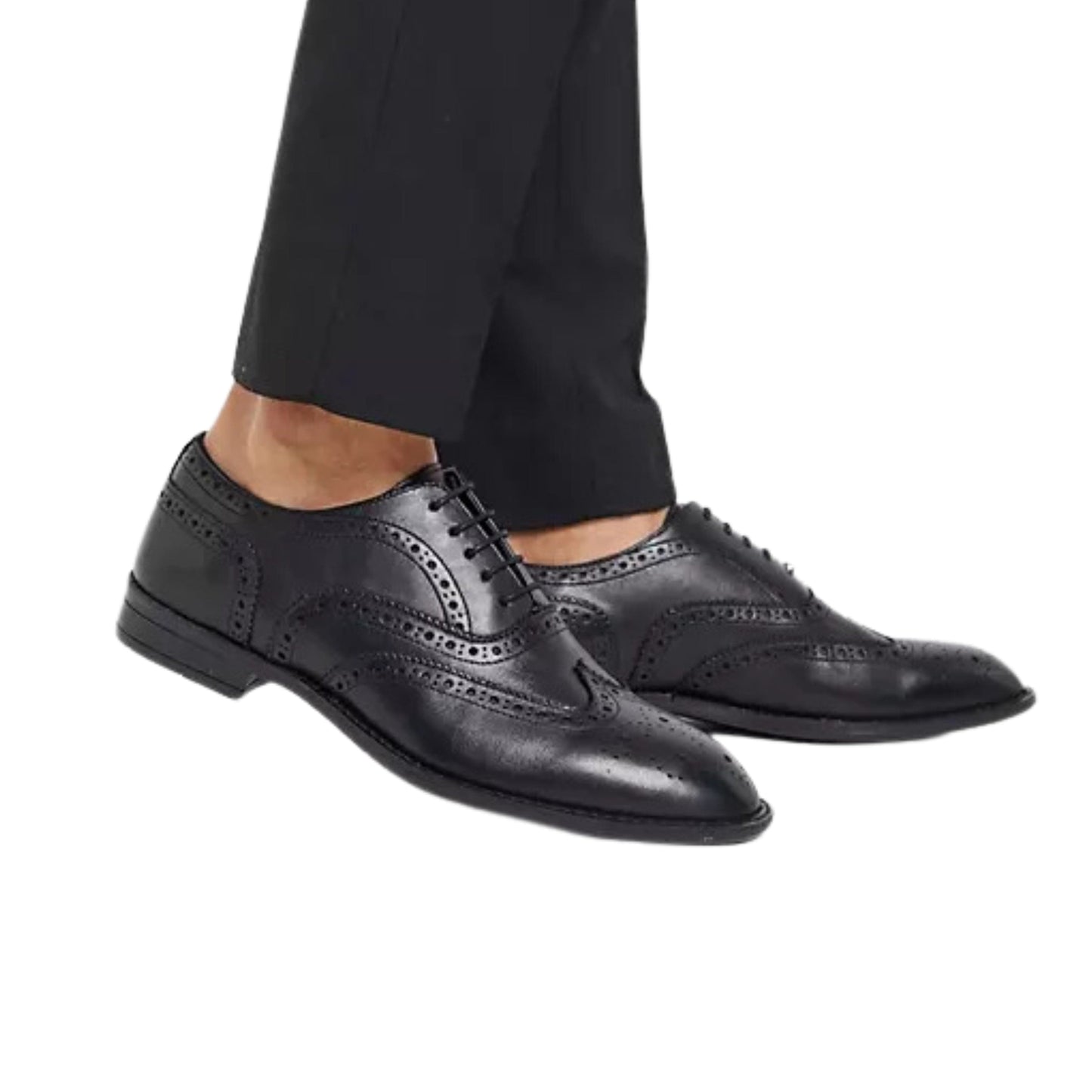 ASOS Mens Shoes 48 / Black ASOS - Oxford Brogue Shoes
