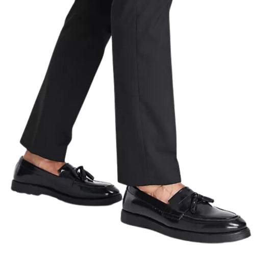 ASOS Mens Shoes 40.5 / Black ASOS -  tassel loafers  leather