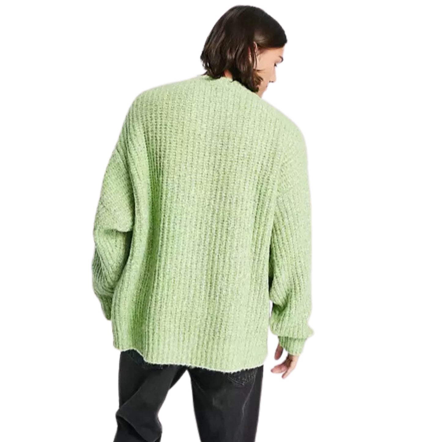 ASOS Mens Tops M / Green ASOS - Oversized chunky knit jumper