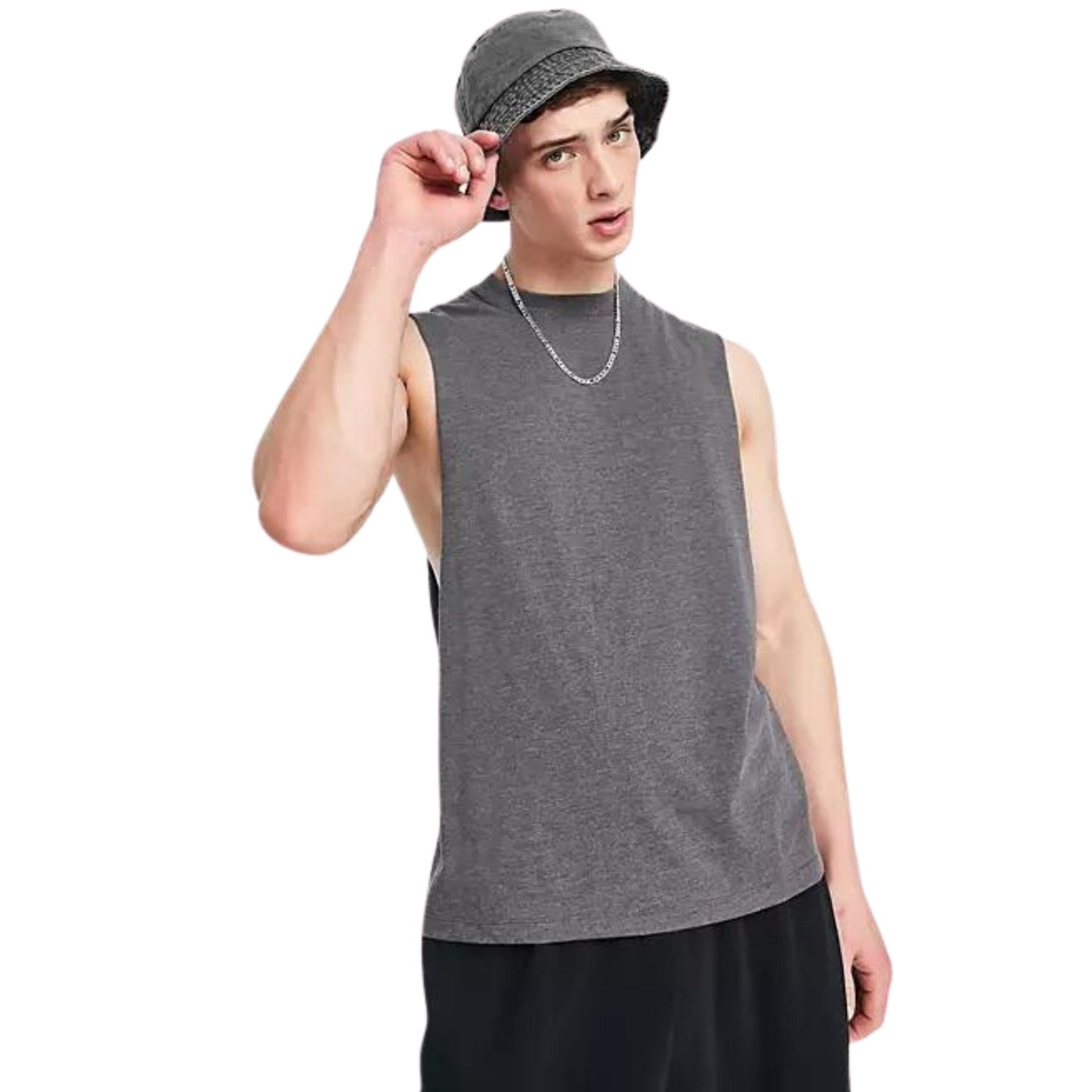 ASOS Mens Tops ASOS - Relaxed Fit Vest Top