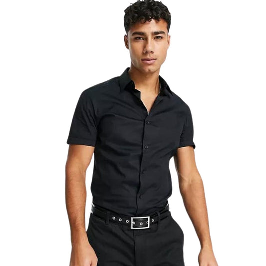ASOS Mens Tops XXL / Black ASOS - Skinny Fit Shirt