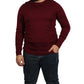 ASOS Mens Tops XL / Burgundy ASOS - Solid Crew Neck Sweater