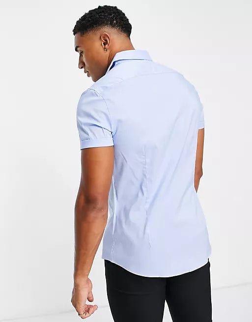 ASOS Mens Tops ASOS - Stretch Slim Fit Shirt