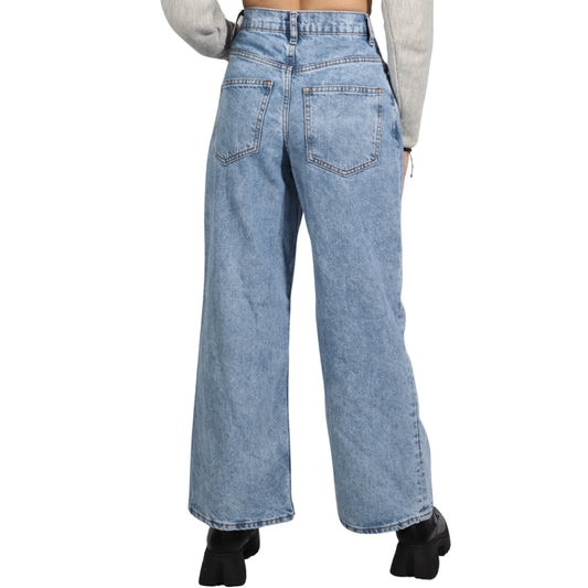 ASOS Womens Bottoms Petite S / Blue ASOS - Belt Loops Pocket Jeans