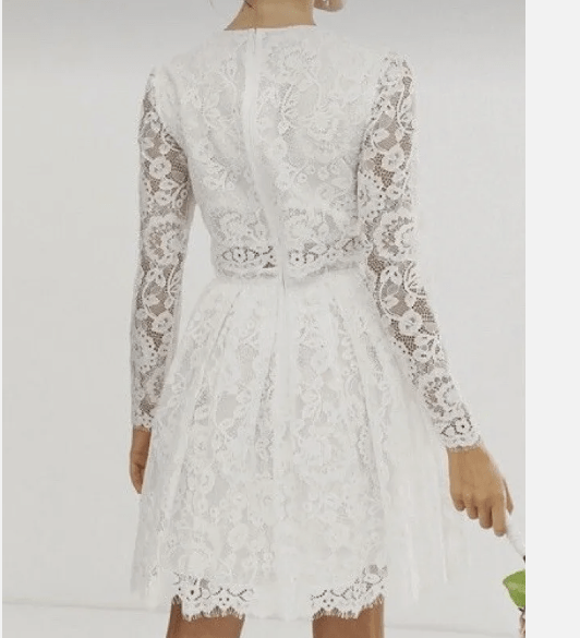 ASOS Womens Dress ASOS - Lace mini wedding dress