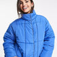 ASOS Womens Jackets M / Blue ASOS -  Tall Quilted Longline Puffer Coat