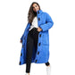 ASOS Womens Jackets M / Blue ASOS -  Tall Quilted Longline Puffer Coat