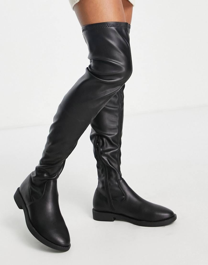 ASOS Womens Shoes 38 / Black ASOS -  Design Kalani over the knee boots