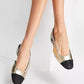 ASOS Womens Shoes 36 / Gold ASOS - Lively Slingback Ballet Flats