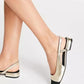 ASOS Womens Shoes 36 / Gold ASOS - Lively Slingback Ballet Flats