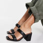 ASOS Womens Shoes 35 / Black ASOS -  Wide Fit Hyatt Padded Mules