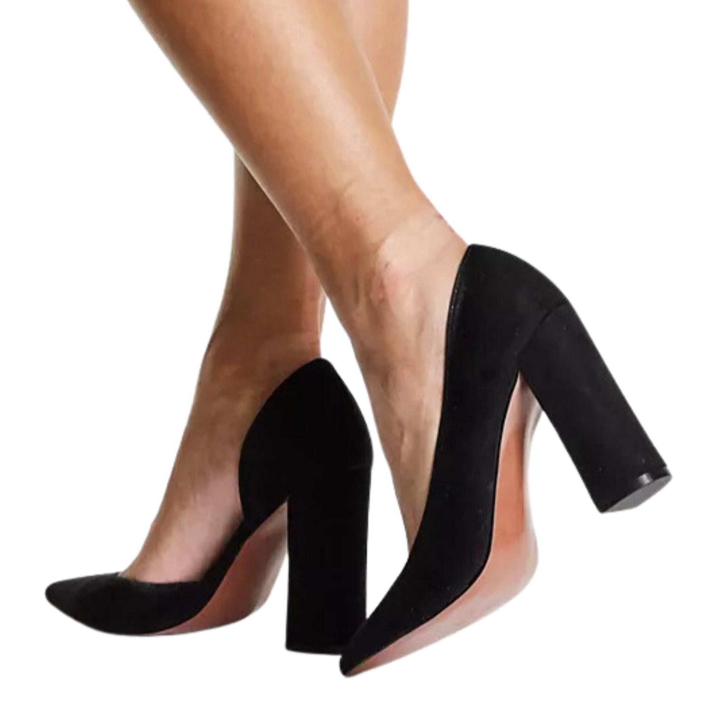 ASOS Womens Shoes 37 / Black ASOS -  Wide Fit Waiter d'orsay high heels