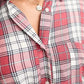 ASOS Womens Tops ASOS - Oxford Shirt Check