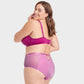 AUDEN Womens Underwear XXXL / PInk AUDEN - Women's Plus Size Lace Briefs