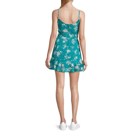 B.SMART Womens Dress XL / Multi-Color B.SMART -Sleeveless Floral Fit + Flare Dress