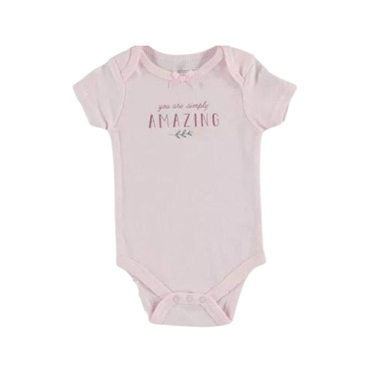 BABY GEAR Baby Girl 0-3 Months / Pink BABY GEAR - Baby - You Are Simply Amazing Bodysuit